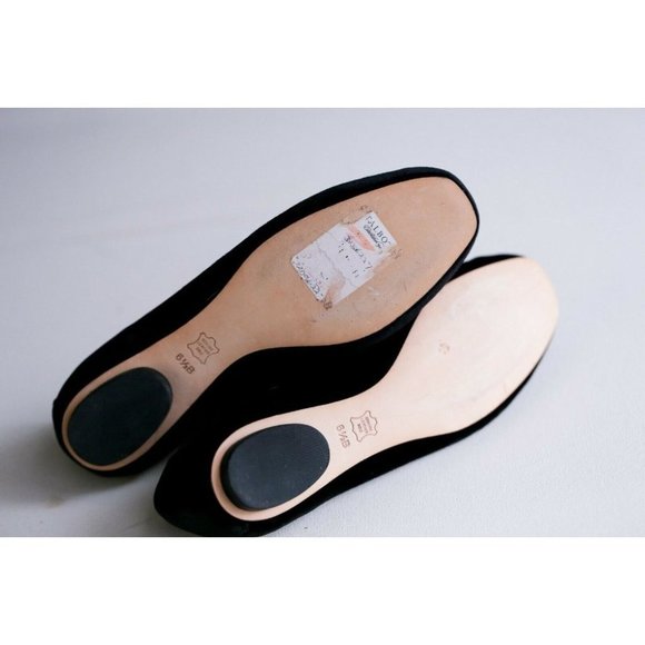 Talbots Velvet Holiday Rhinestone Detail Festive Pretty Flats 6.5 - Picture 4 of 5